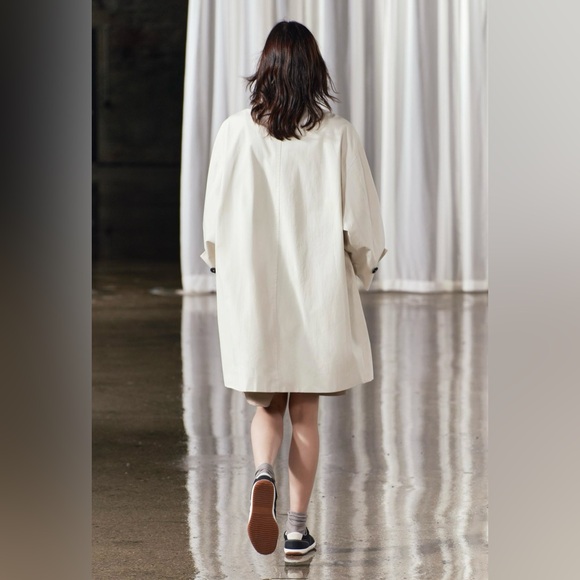 ZARA COAT , POCKET TRENCH ZW COLLECTION. SIZE M -L - Picture 4 of 15